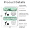 Signmission Safety Culture Sign, 12 in Width, Plastic, Rectangle, Bilingual OS-2PACK-SF-P-1218-L-10825 - alternate 2